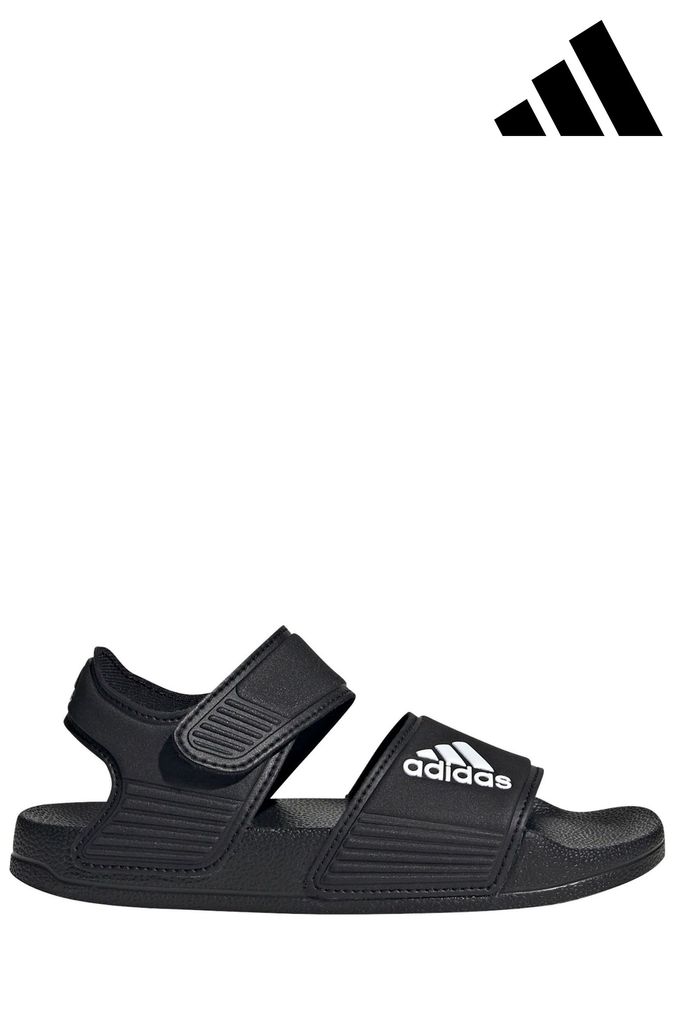 adidas Black Adilette Youth And Junior Sandals (M33386) | £20