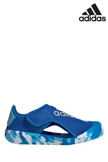 adidas Blue Adilette Junior Sandals (M33393) | £30