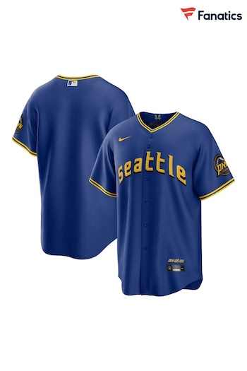 Fanatics Blue MLB Seattle Mariners Official Replica City Connect Jersey (M33471) | £110
