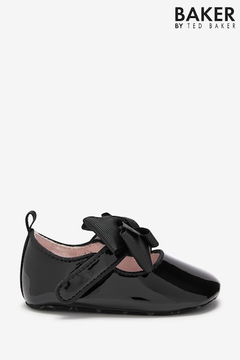 Baker by Ted Baker Black Patent Mary Jane Shoes (M33614) | £18