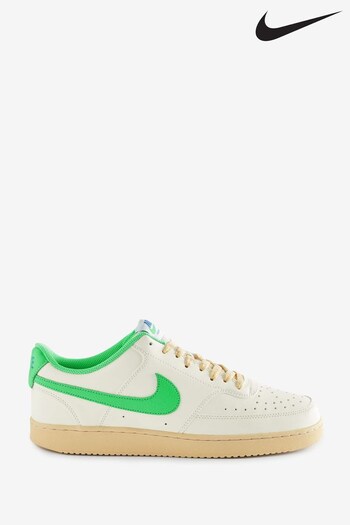 Nike White Court Vision Trainers (M34748) | £70