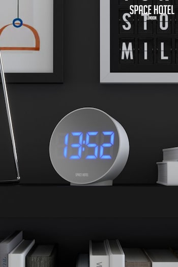 Space Hotel White Spheratron Alarm Clock (M35254) | £26