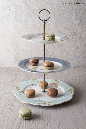 Laura Ashley Green Heritage Collectables 3 Tier Cake Stand (M35329) | £60