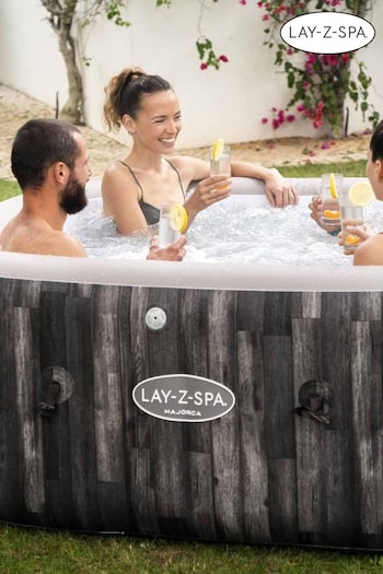 Lay-Z-Spa Grey Garden Majorca HydroJet Pro 6 Person Hot Tub (M35776) | £1,100