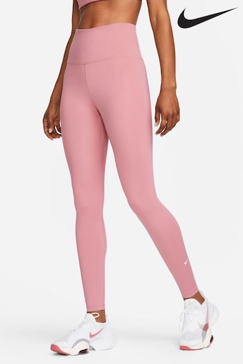 Nike Pink Dri-FIT One High-Rise Leggings Curve (M36232) | £40