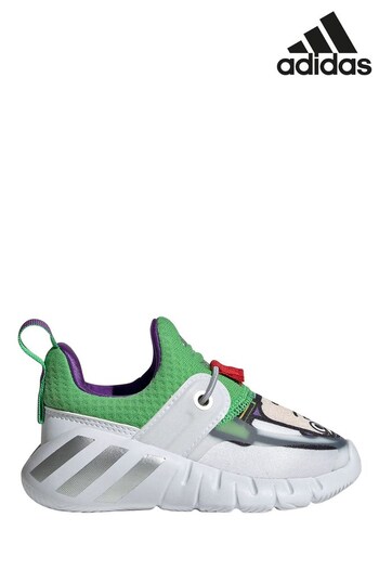 adidas White RapidaZen Buzz Infant Trainers (M36451) | £35