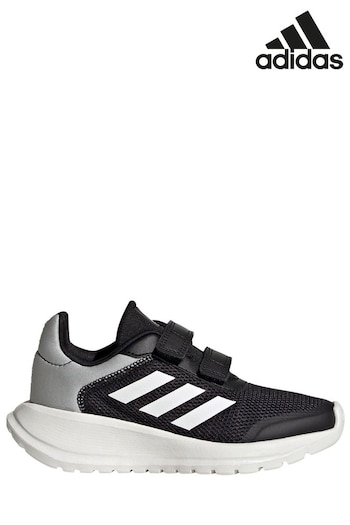 adidas Fade Black/white Sportswear Tensaur Run Kids Trainers (M36509) | £28