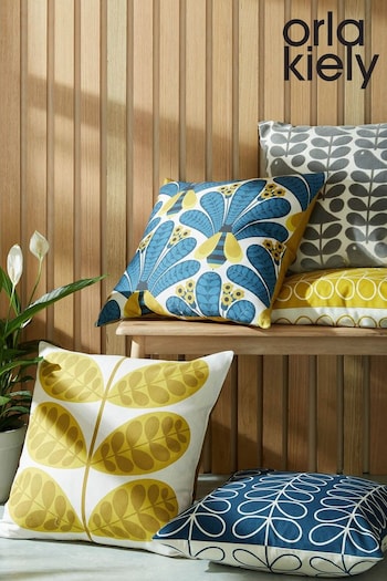 Orla Kiely Blue Bright Honey Bee Cushion (M36563) | £42