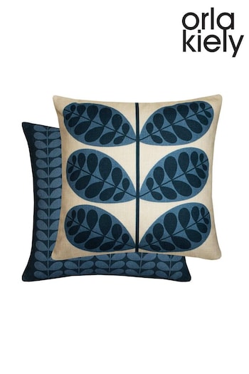 Orla Kiely Blue Botanica Cushion (M36565) | £42