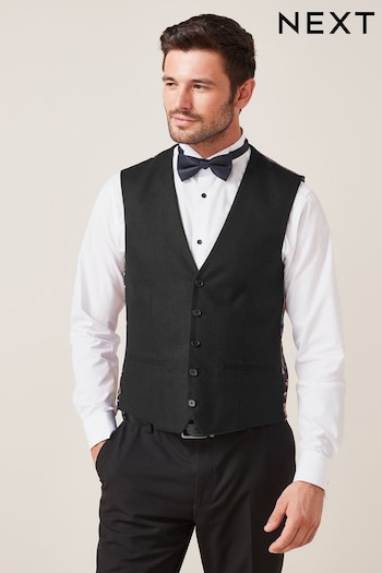 Black Donegal Suit Waistcoat (M36749) | £59