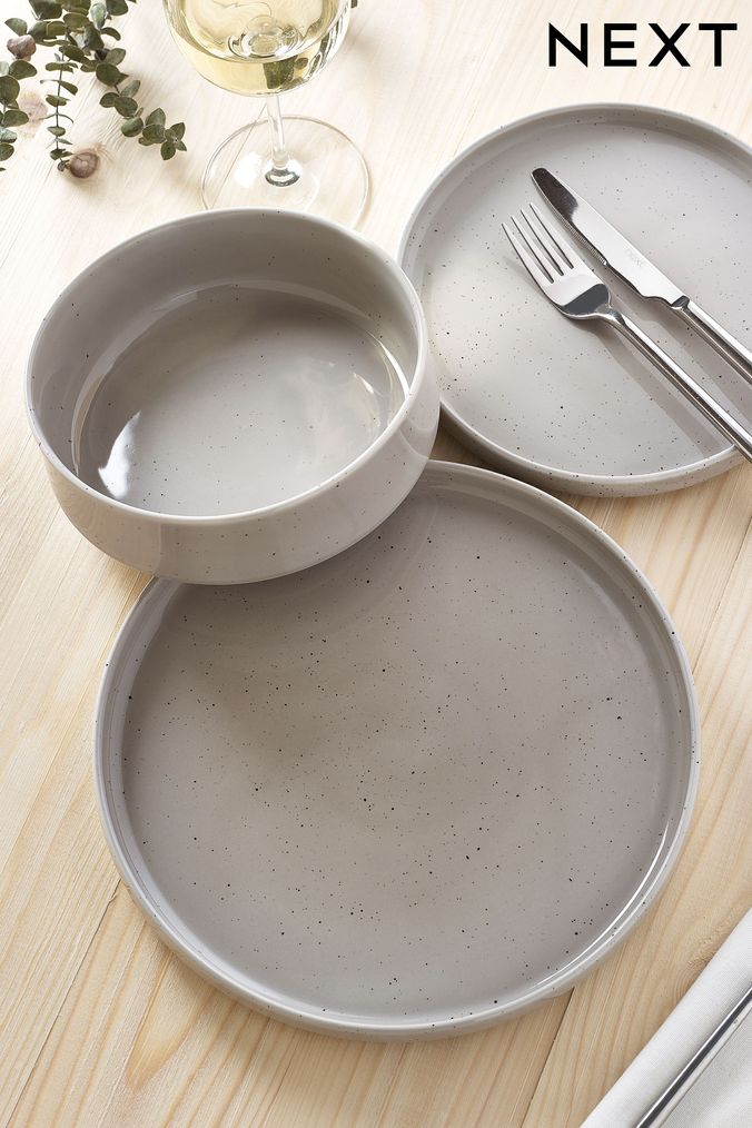 Grey Dinnerware Grey Dinner Sets Next UK