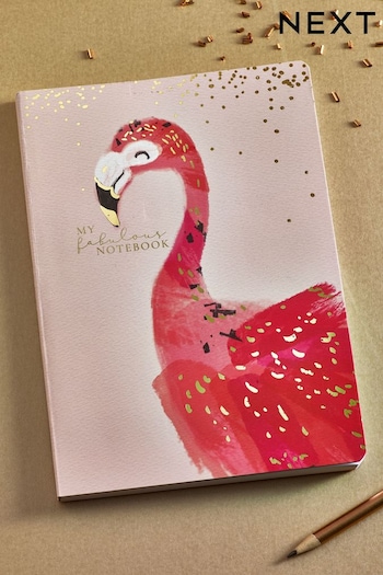 Pink Flamingo A5 Notebook (M37402) | £5