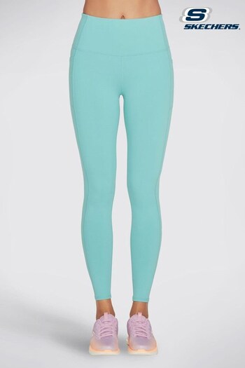 Skechers arch Blue GO WALK Wear High Waisted Leggings (M37537) | £44