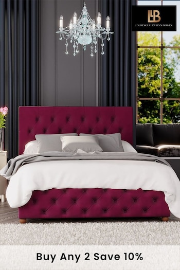 Laurence Llewelyn-Bowen Berry Red Luna Ottoman Bed (M37833) | £540 - £850