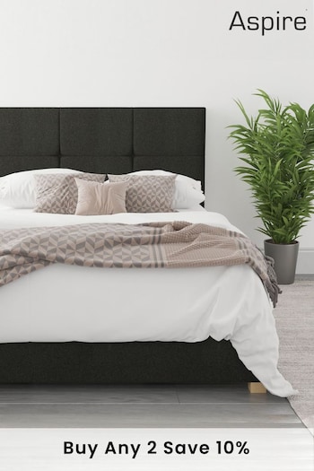 Aspire Furniture Charcoal Grey Caine Ottoman Bed (M37847) | £550 - £790