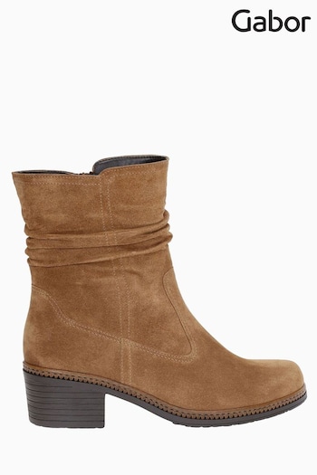 Gabor Brown South Lion Suede Lion Suede Ankle Boots (M37962) | £100