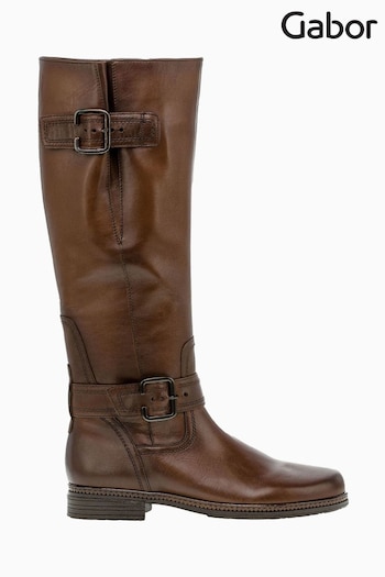 Gabor Nevada	Brown Sattel M Vario Calf Fit Boots (M38005) | £150