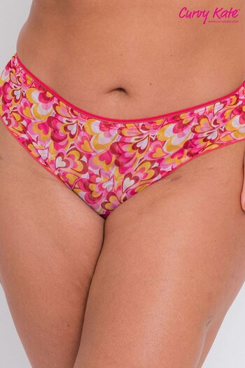 Curvy Kate Pink Hearts Lifestyle Shorts (M38493) | £17