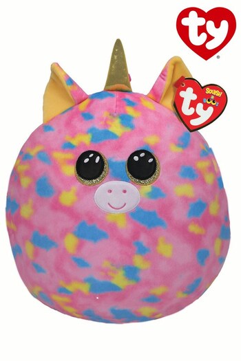 TY Heather Rainbow Unicorn Squish A Boo 14" Soft Toy (M38676) | £14