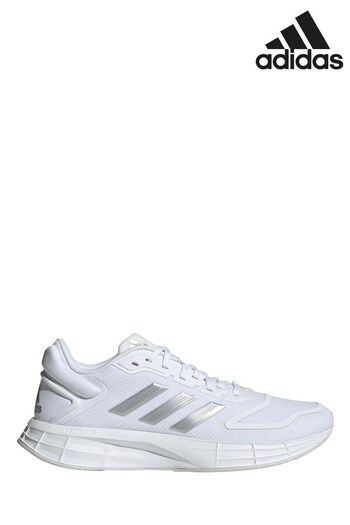 adidas White adidas Grey Duramo 10 Trainers (M39232) | £45