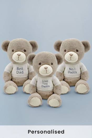 Babyblooms Father's Day Personalised Teddy Bear Gift (M39327) | £32