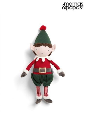 Mamas & Papas Red Christmas Soft Toy Elf (M3X701) | £16