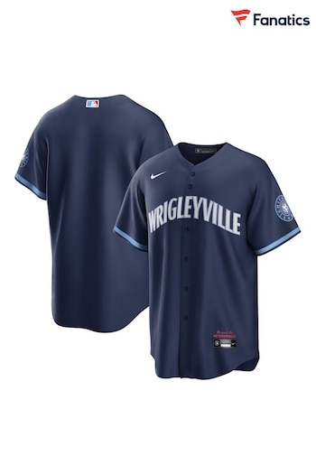 Fanatics Blue MLB Chicago Cubs Official Replica City Connect Jersey (M40199) | £110