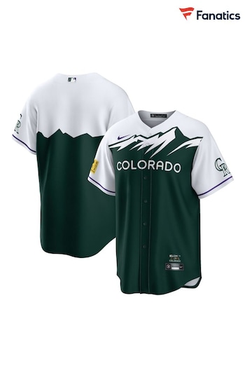 Fanatics MLB Colorado Rockies Official Replica City Connect Green Jersey (M40284) | £110