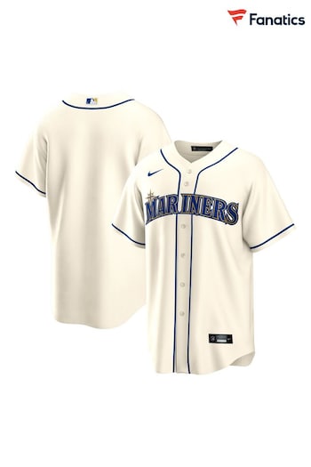 Fanatics MLB Seattle Mariners Official Replica Alternate Road White Jersey (M40296) | £95