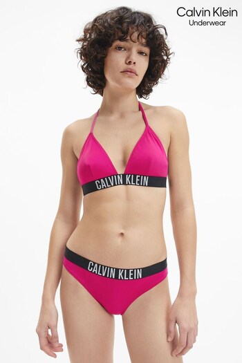 Calvin Klein Pink Intense Power Triangle Bikini Top (M41772) | £45