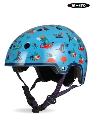 Micro Scooters Blue Dinosaur Curved Deluxe Helmet (M41902) | £45