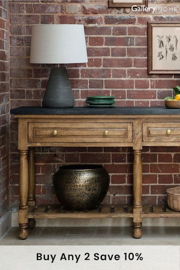 Gallery Home Brown Myla 2 Drawer Console Table (M42253) | £1,455