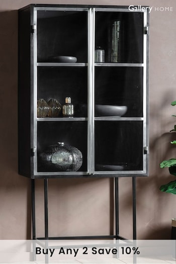 Gallery Home Black Brenden Drinks Cabinet (M42308) | £725
