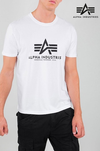 Alpha Industries Logo White T-Shirt (M42849) | £30