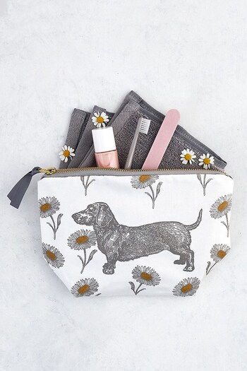 Thornback and Peel Cream Dog & Daisy Cosmetic Bag (M42862) | £22