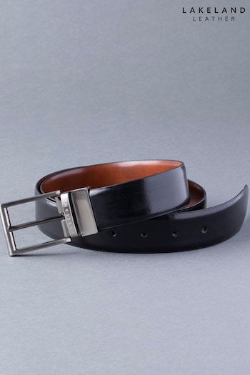 Lakeland Leather Caldew Double-Sided Tan & Black Leather Belt (M44202) | £35