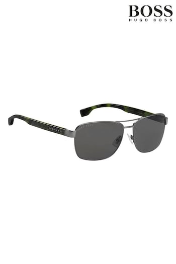 BOSS Grey Dark purple Sunglasses (M44541) | £169
