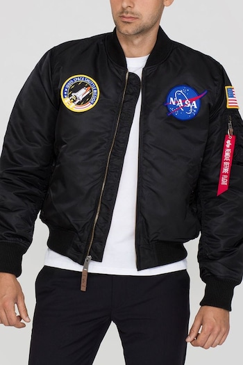 Alpha Industries Black MA-1 VF NASA Jacket (M44710) | £235