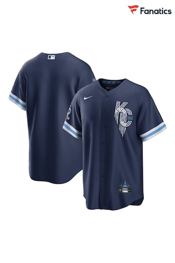 Fanatics Blue MLB Kansas City Royals Official Replica City Connect Jersey (M44868) | £110