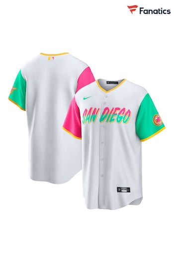 Fanatics MLB San Diego Padres Official Replica City Connect White Jersey (M44905) | £110