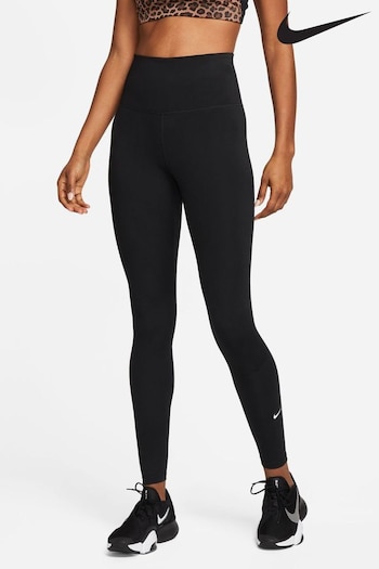 Nike femme Black Dri FIT One High Rise Leggings (M45790) | £45