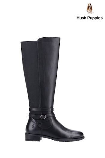 Hush Puppies Black Vanessa Calf Boots (M46108) | £90