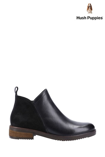 Hush Puppies Black Alexis Ankle Boots (M46118) | £85