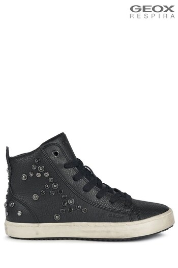 Geox Black J Kalispera Shoes (M46479) | £50 - £55