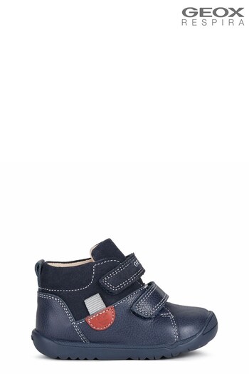 Geox Blue  B Macchia Boy A Shoes (M46488) | £47.50