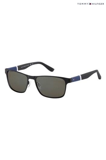 Tommy Hilfiger Black/Blue Sunglasses (M46814) | £165