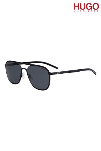 HUGO Black Pilot persol Sunglasses (M46850) | £145