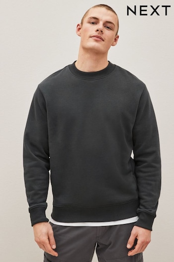 Slate Grey Regular Fit Crew Sweatshirt (M47236) | £26