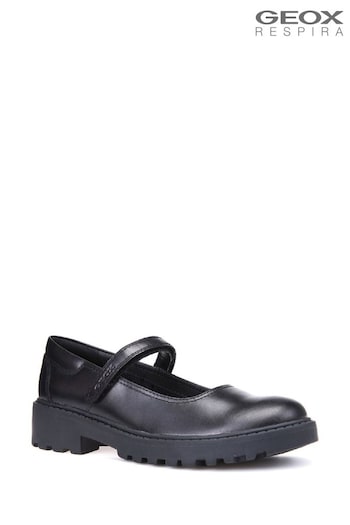 Geox Black Casey Girls Shoes (M47894) | £50 - £55