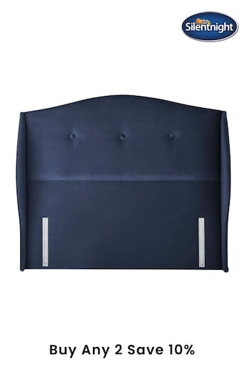 Silentnight Maritime Blue Camden Luxury Velvet Headboard (M48077) | £510 - £590